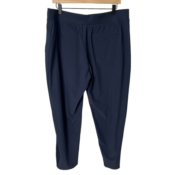 Athleta Brooklyn Mid Rise Ankle Pants Navy Blue Size 16 Style 198671 - Picture 5 of 11